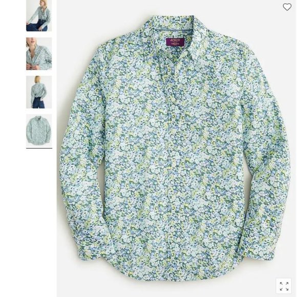 🌸 J. Crew Slim-fit shirt in Liberty Thorpe Hill fabric - Picture 4 of 4